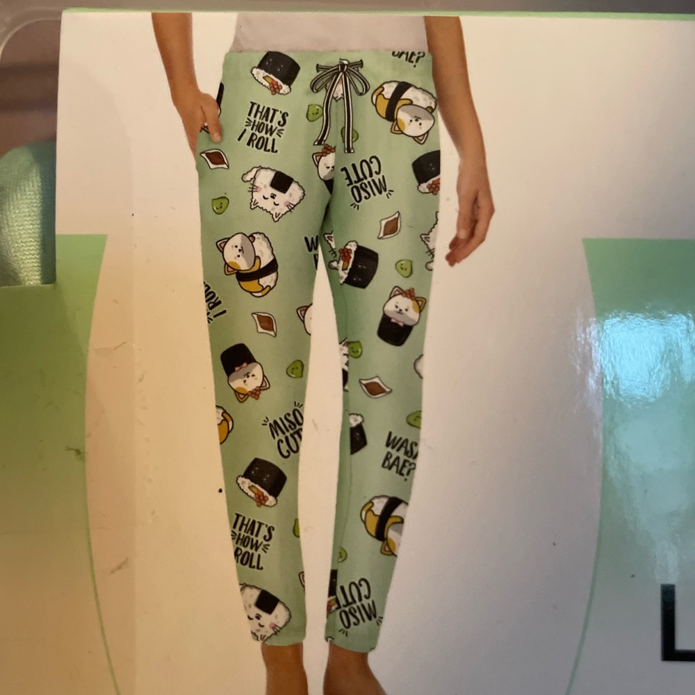 Super Soft Sushi Cat Pyjama Joggers
